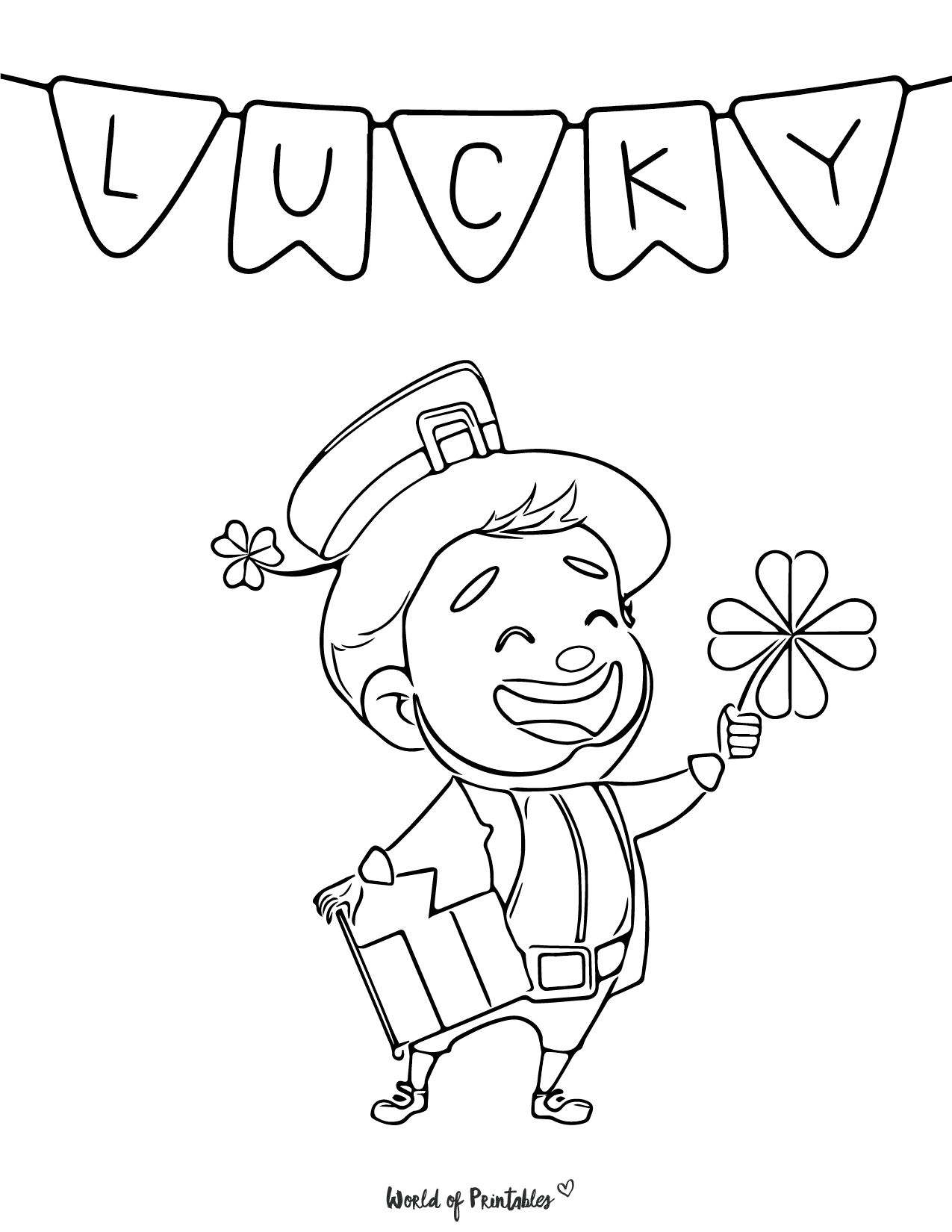 St patricks day coloring pages