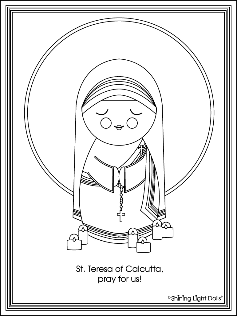 Coppertop kitchen st teresa of calcutta party shining light dolls giveaway
