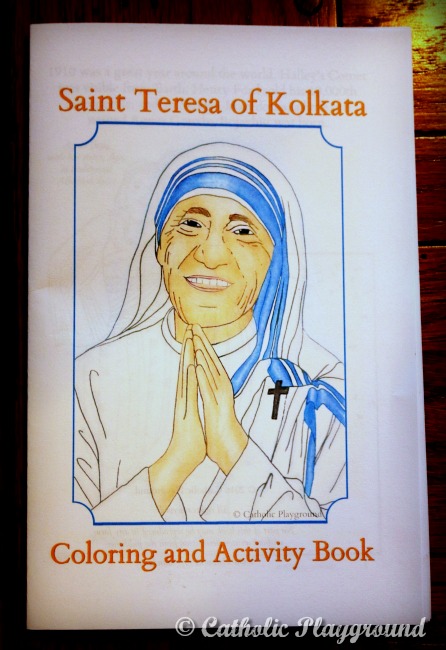 Digital download mother teresa coloring and activity book â catholic playground