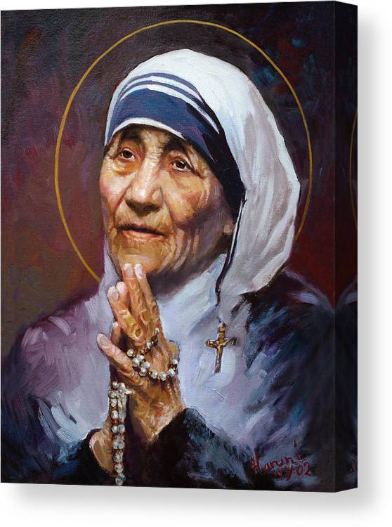 Stteresa of calcutta canvas print canvas art by ylli haruni