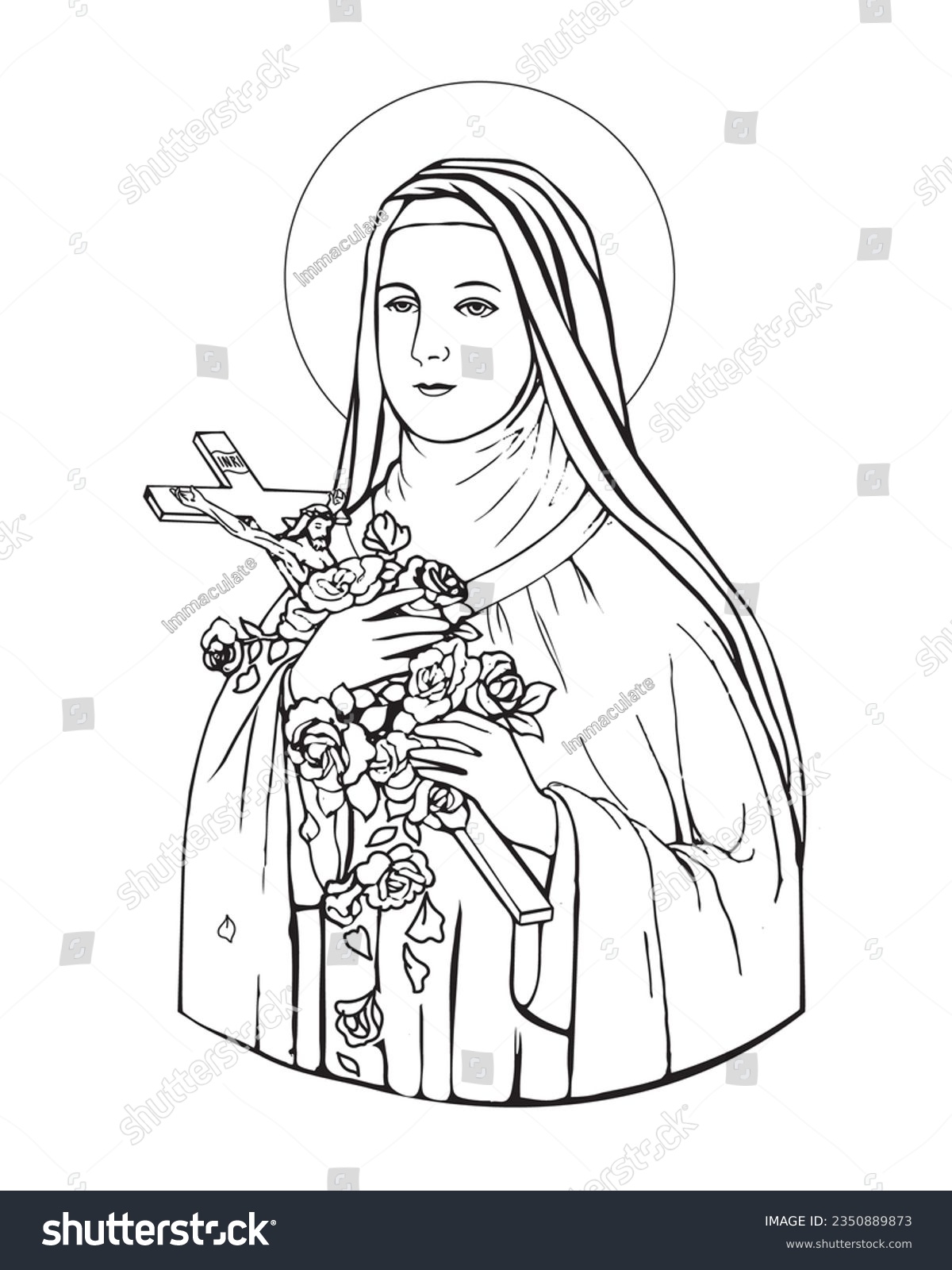 Saint therese over royalty