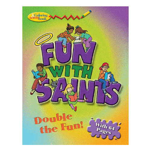 Fun with saints coloring activity book pauline books and media