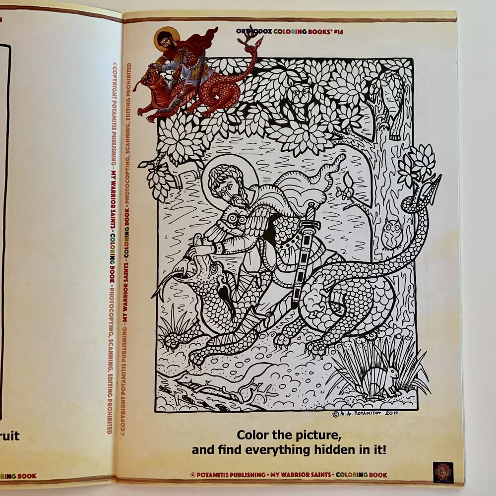 My warrior saints coloring and activity book â draw near designs