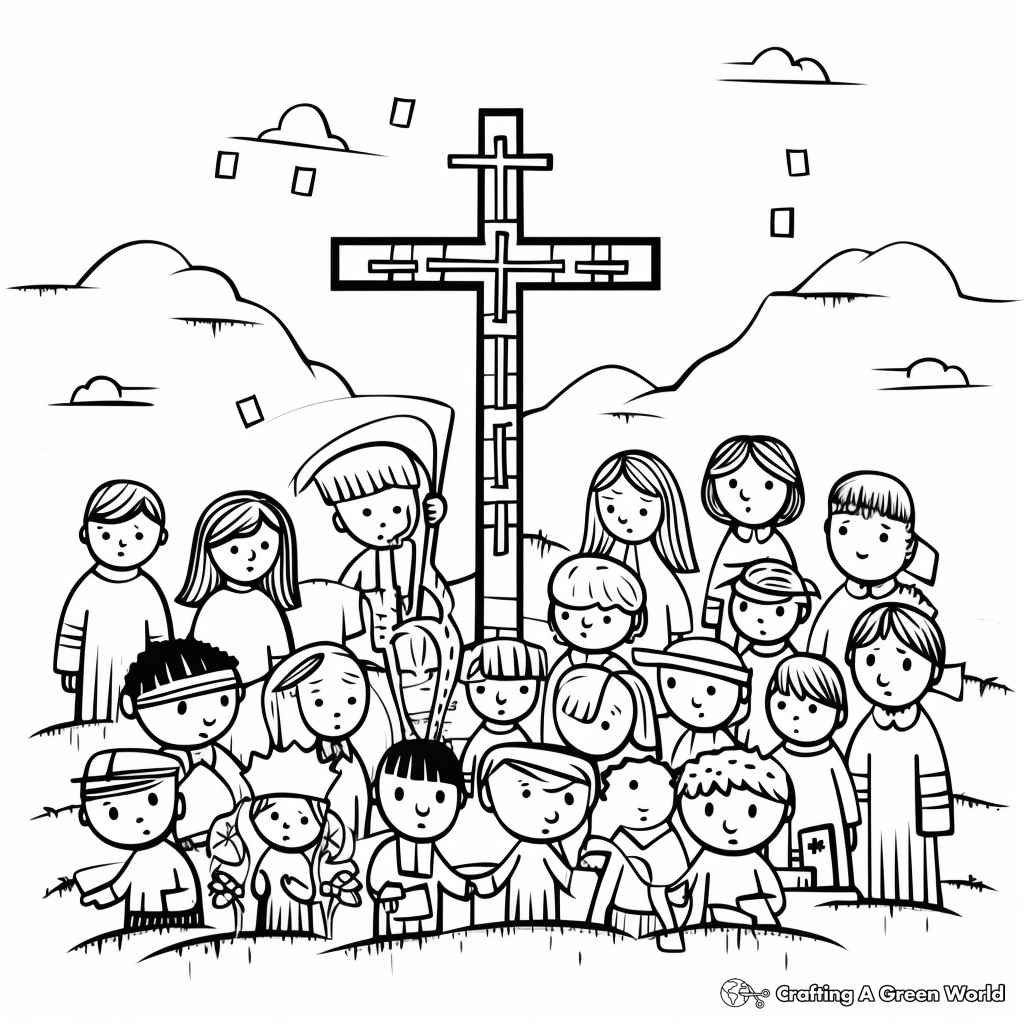 All saints day coloring pages