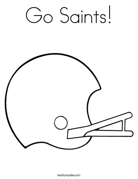 Go saints coloring page