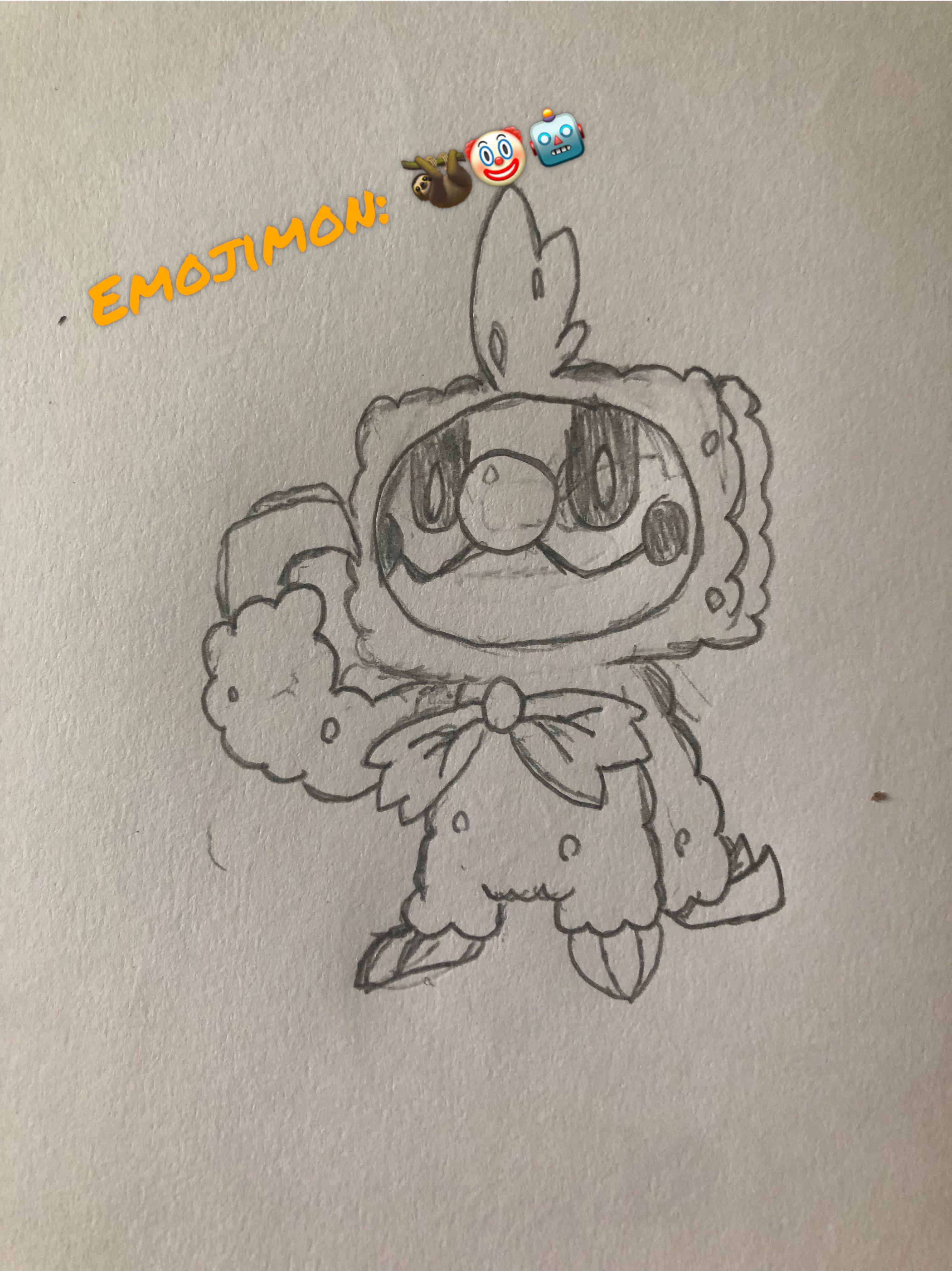 Request designs emojimon sketches rfakemon
