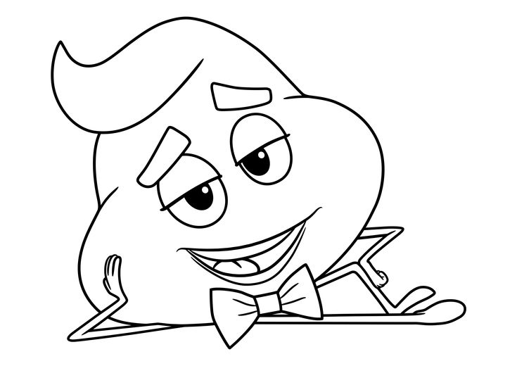 Express yourself with printable emoji coloring pages