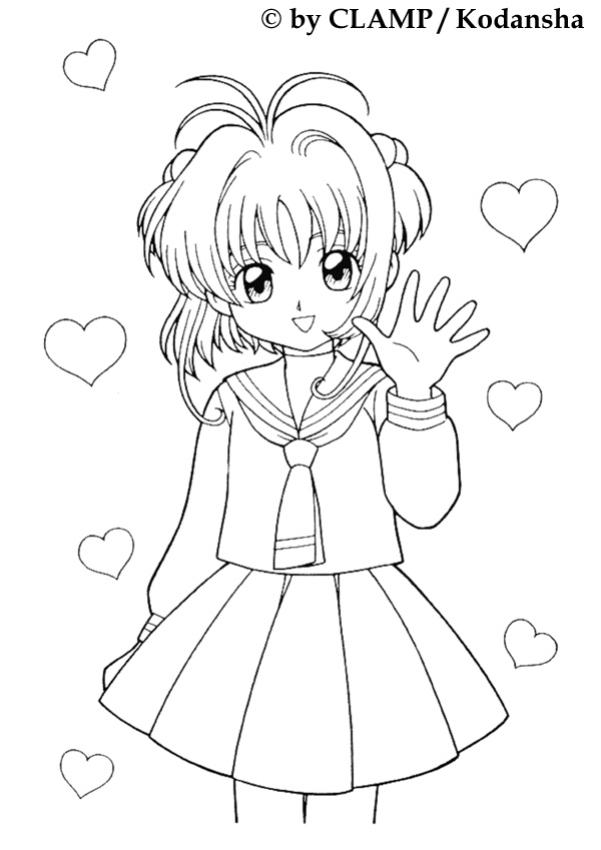 Best sakura coloring pages for kids