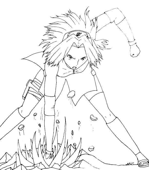 Sakura haruno para colorir desenho do naruto sasuke e sakura para colorir