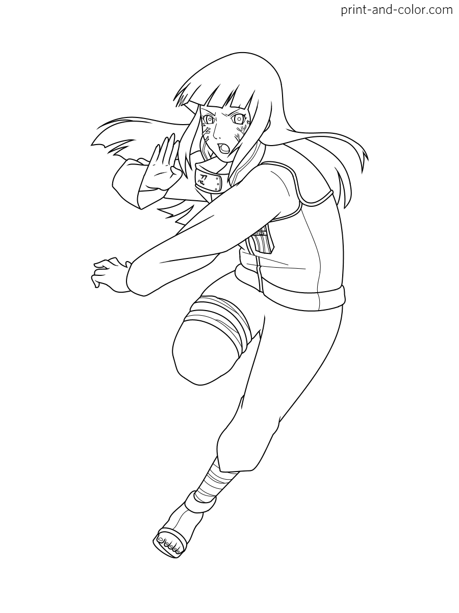 Naruto coloring pages print and color