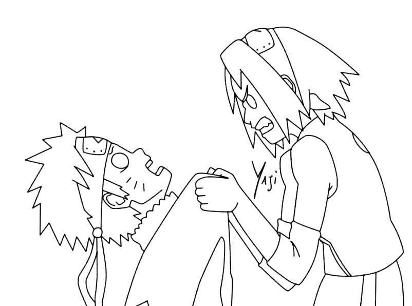 Sakura from naruto pages download and print