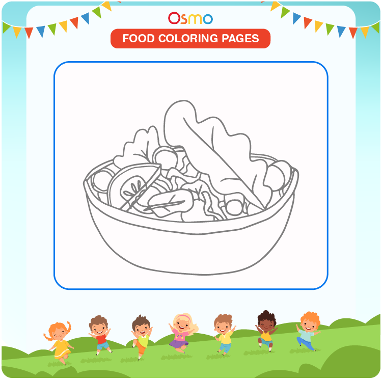 Food coloring pages download free printables