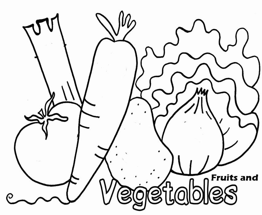 Lettuce coloring pages