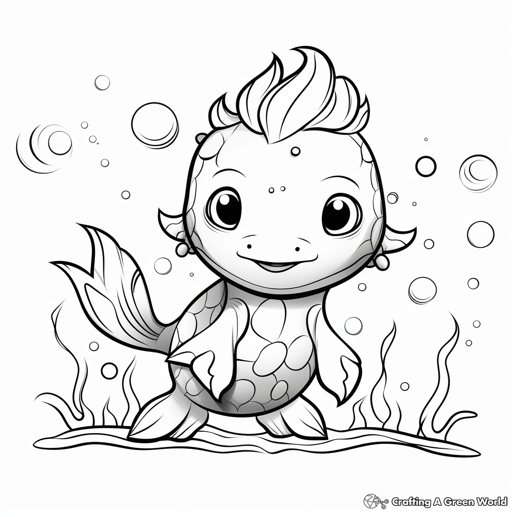 Salamander coloring pages