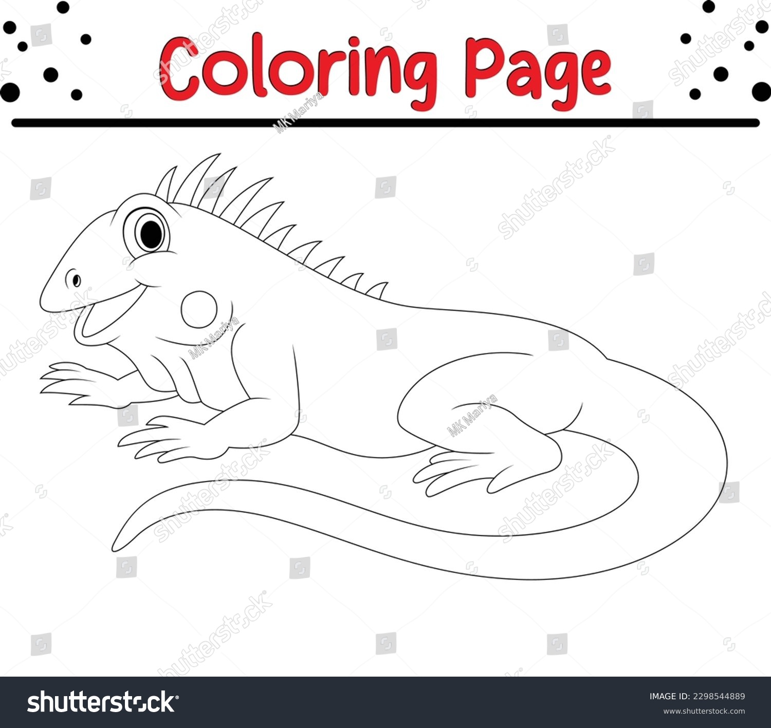 Thousand cute iguana royalty