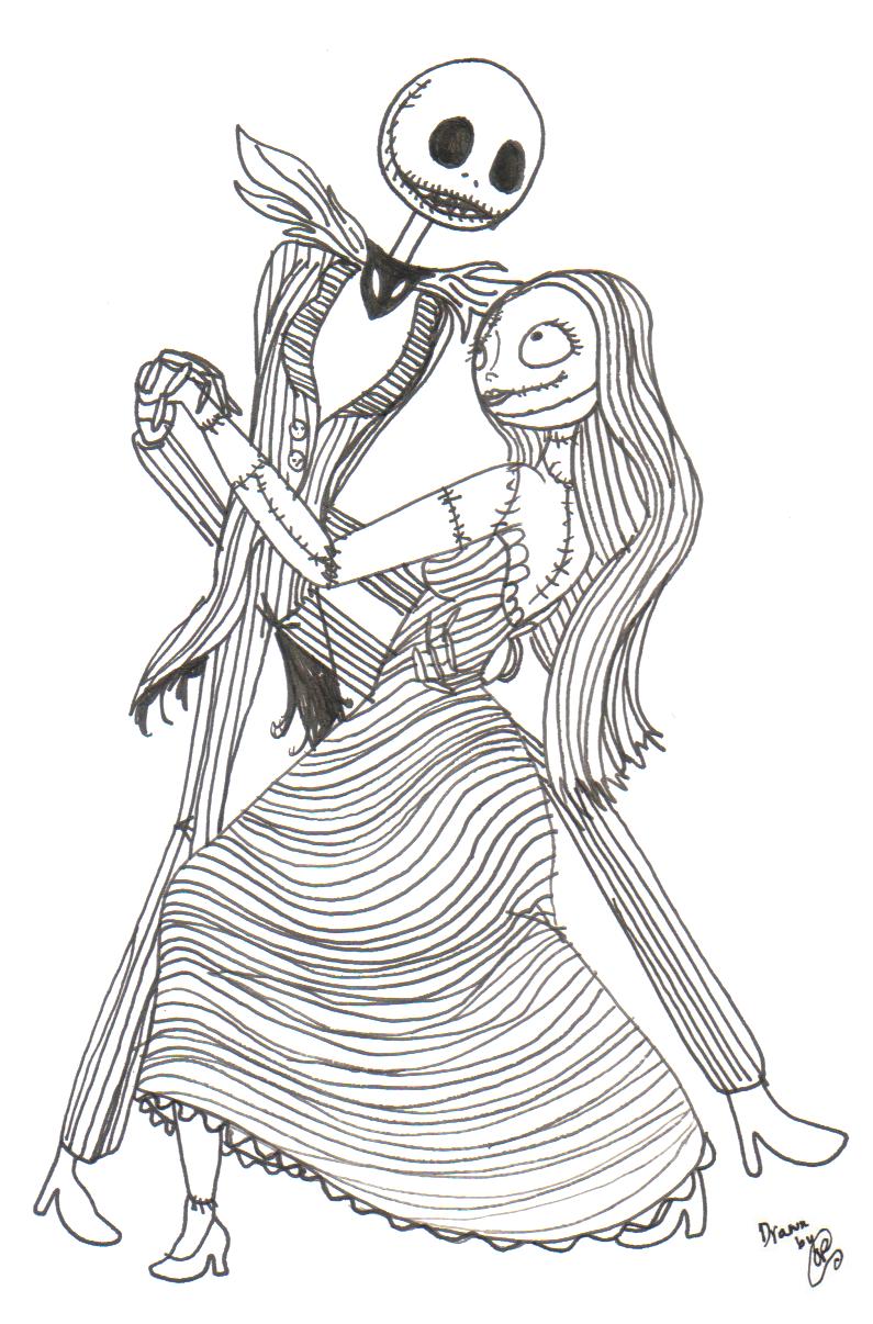 Jack and sally tango by sleepyragdoll on