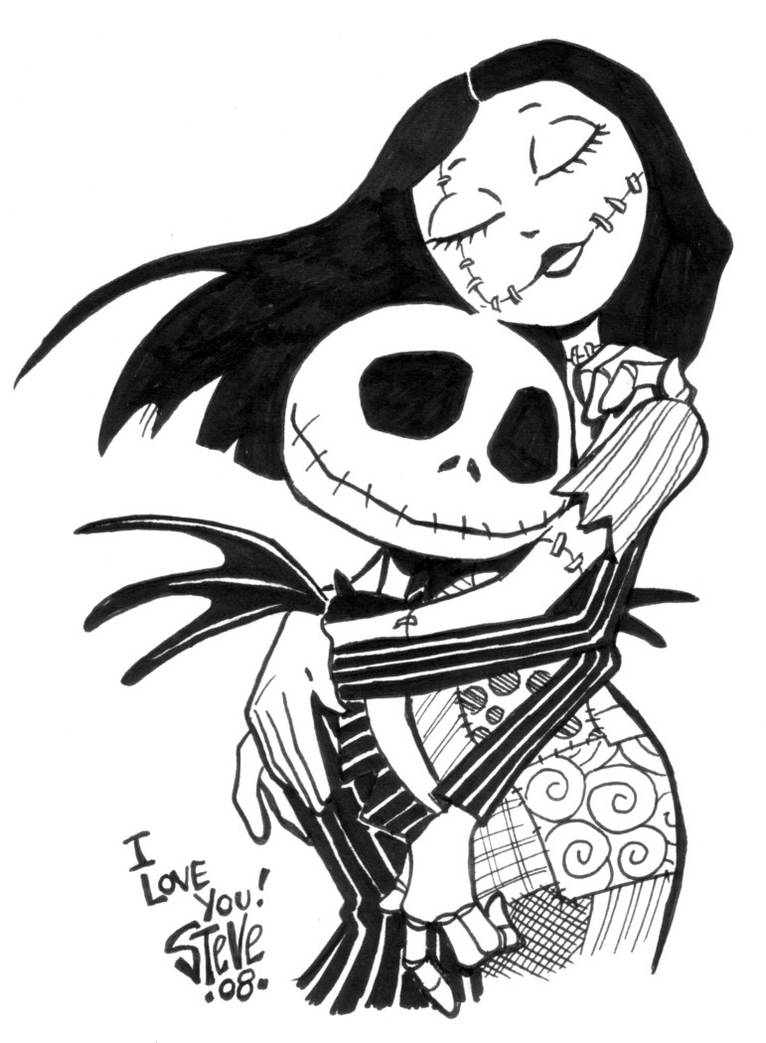 Jack and sally by steevix on