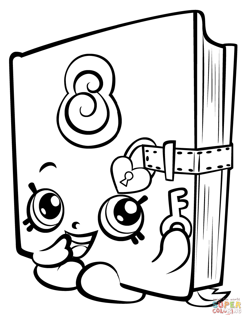 Secret sally shopkin coloring page free printable coloring pages