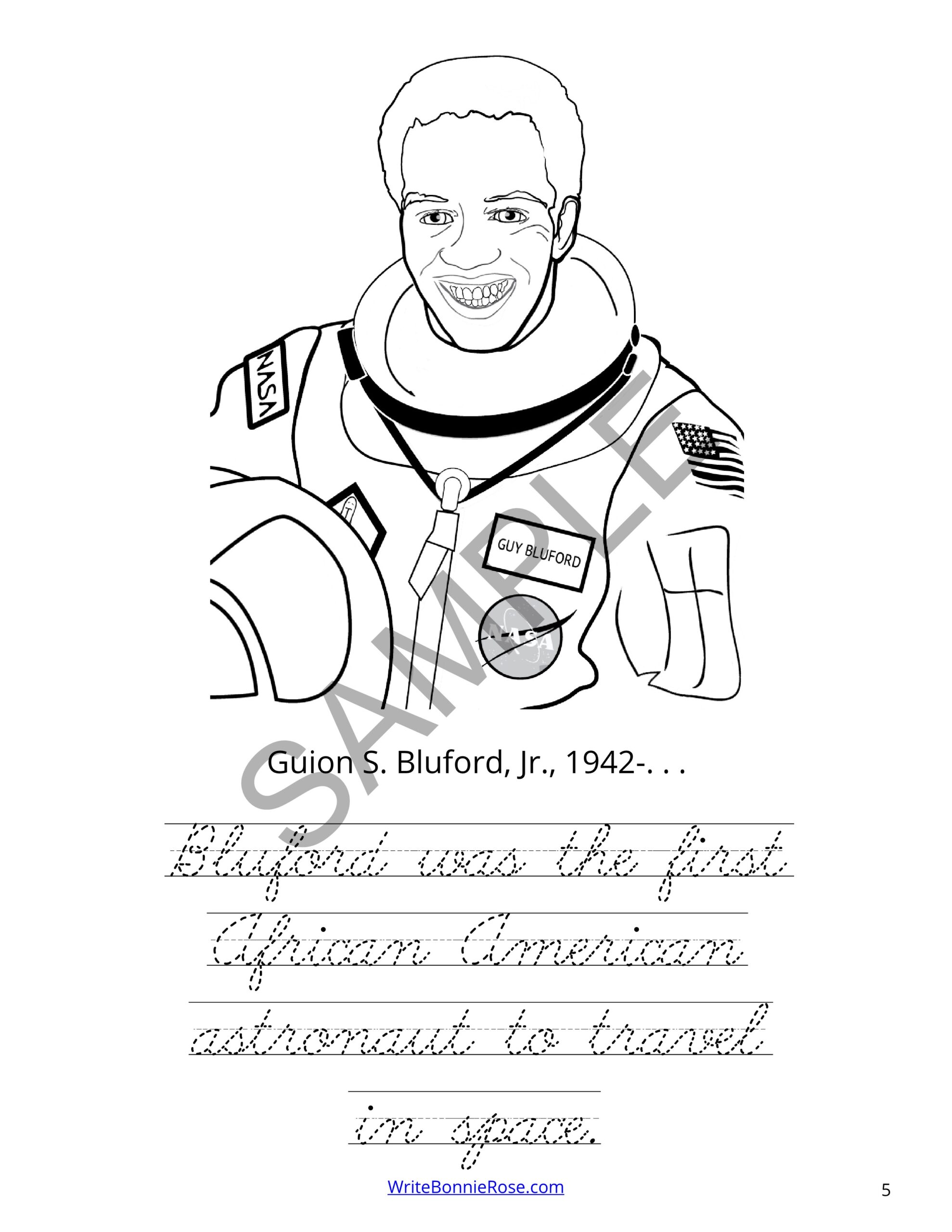 Famous americans of the s coloring book