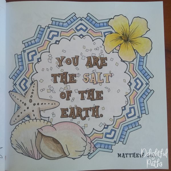 Sermon on the mount coloring book for adults