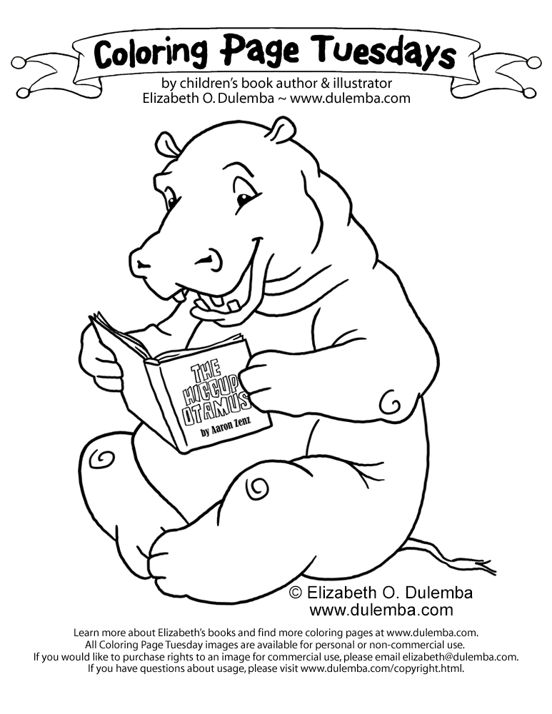 Coloring page tuesday