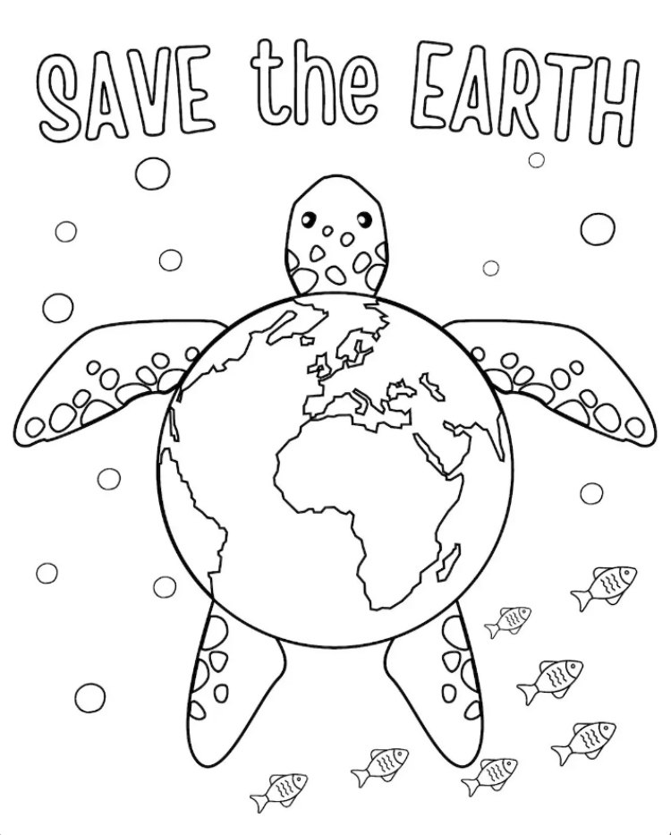 Earth day coloring pages for all ages celebrating our pla