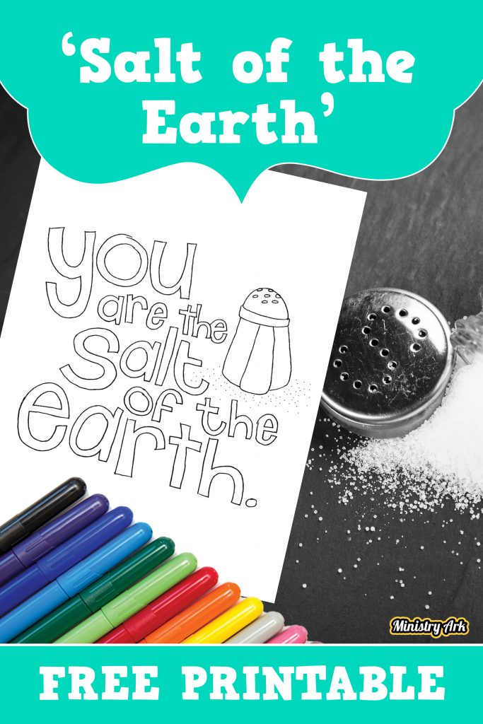 Salt of the earth printable matthew â