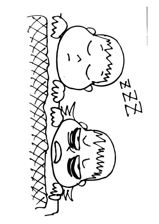 Coloring page insomnia