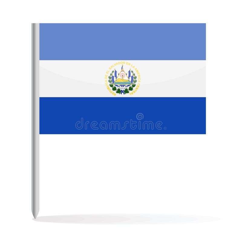 El salvador flag stock illustrations â el salvador flag stock illustrations vectors clipart