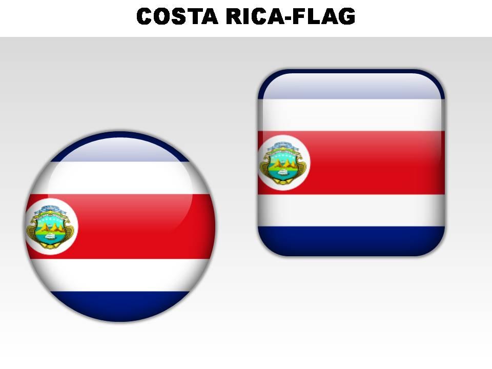 Costa rica country powerpoint flags powerpoint templates download ppt background template graphics presentation