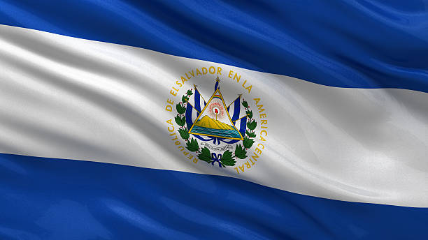 El salvador flag stock photos pictures royalty