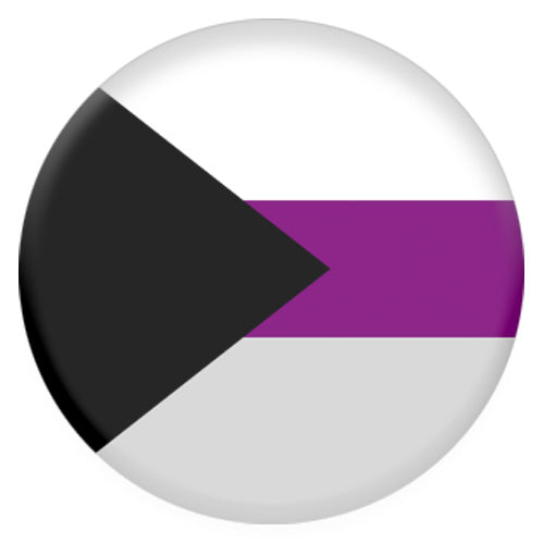 Demisexual pride flag small pin badge â www