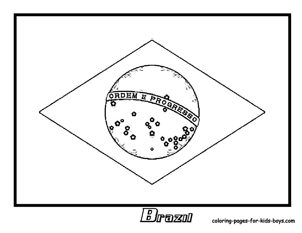 Flag of brazil flag coloring pages coloring pages american flag coloring page