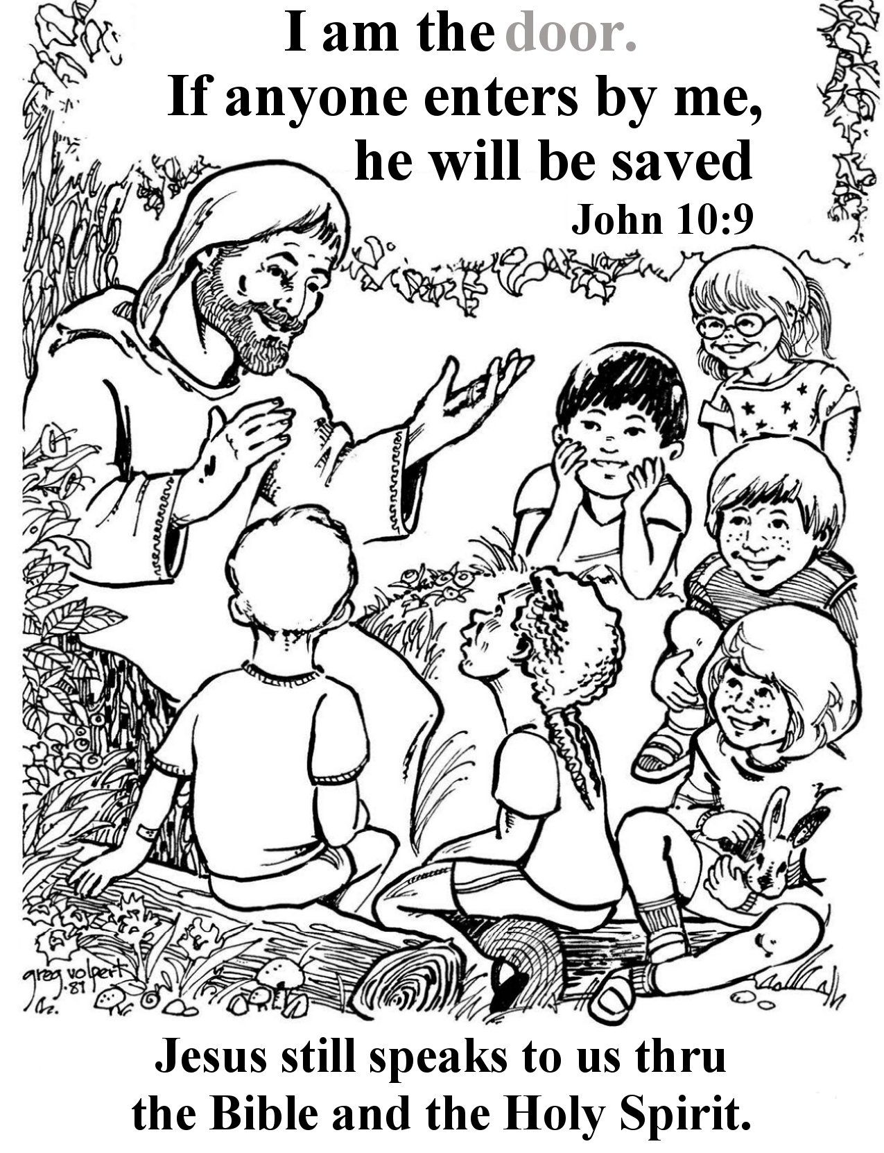 Free bible coloring pages about salvation