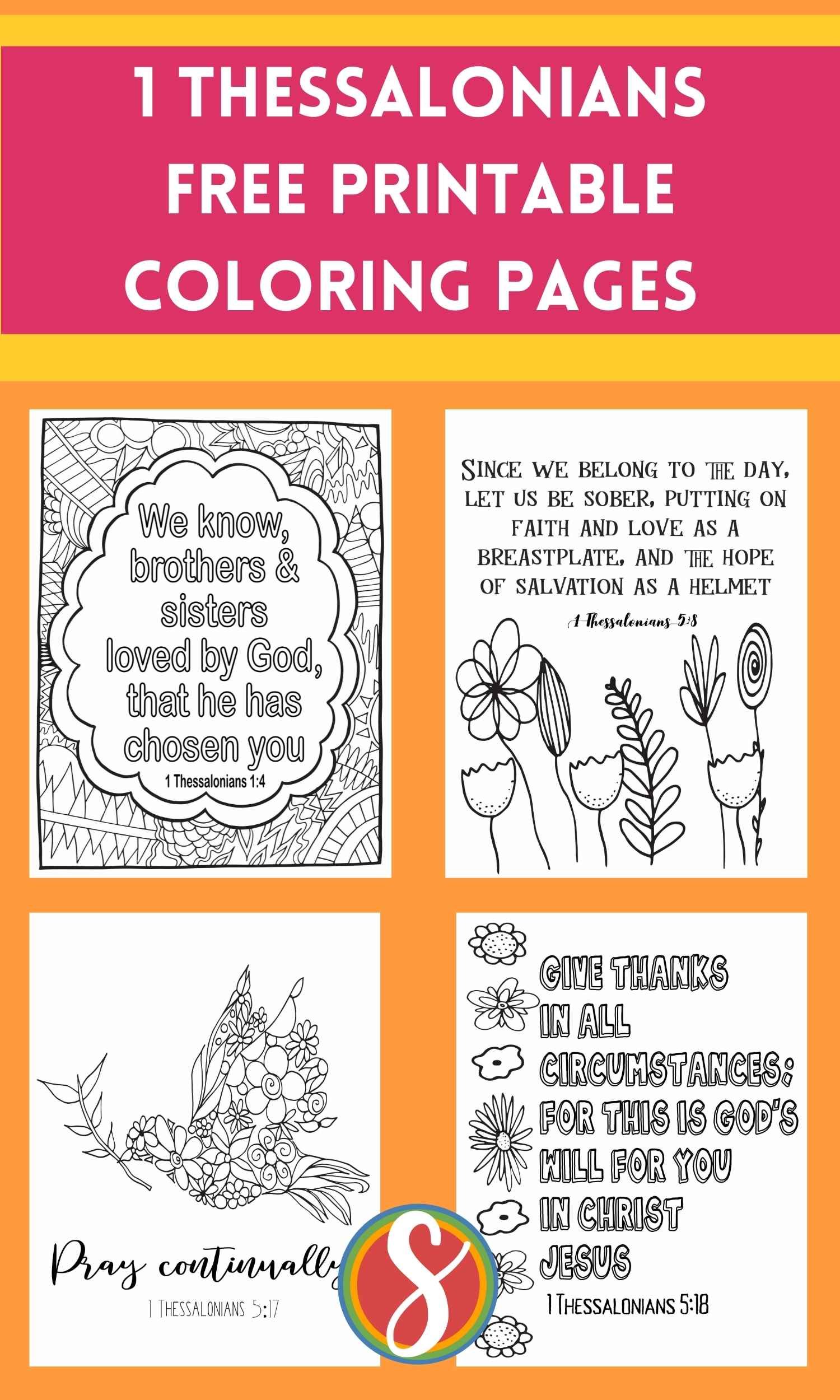 Free thessalonianscoloring pages â stevie doodles