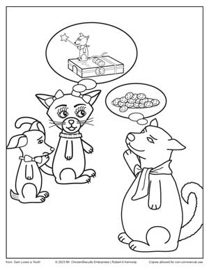 Color sam the dog free printable coloring pages pdf sam the dog childrens books series