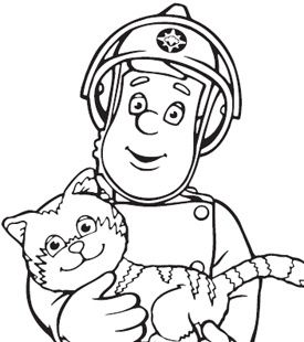Feuerwehrmann sam kindergeburtstag ausmalbilder