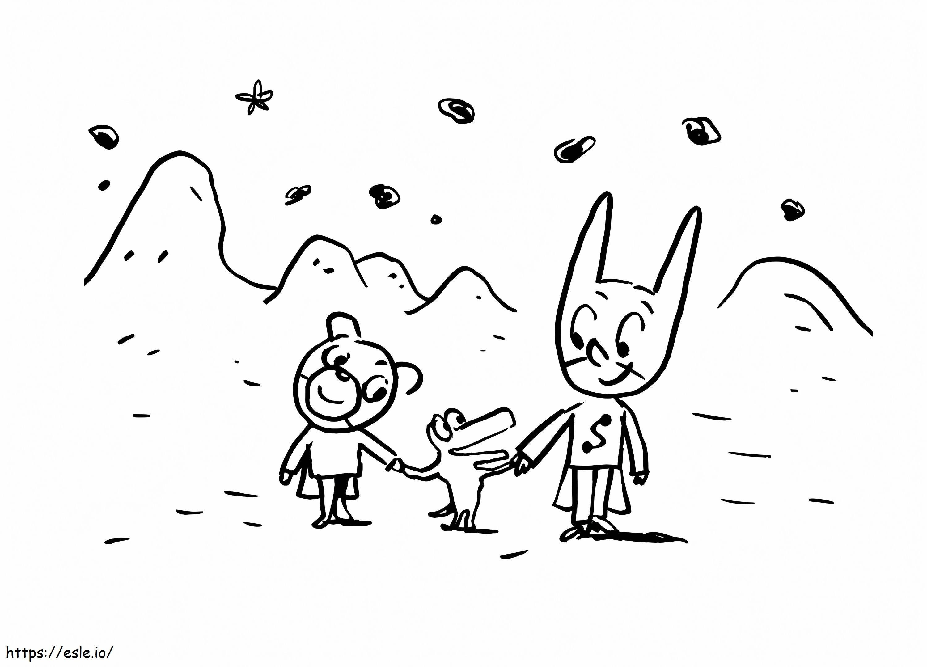 Sam sam coloring page