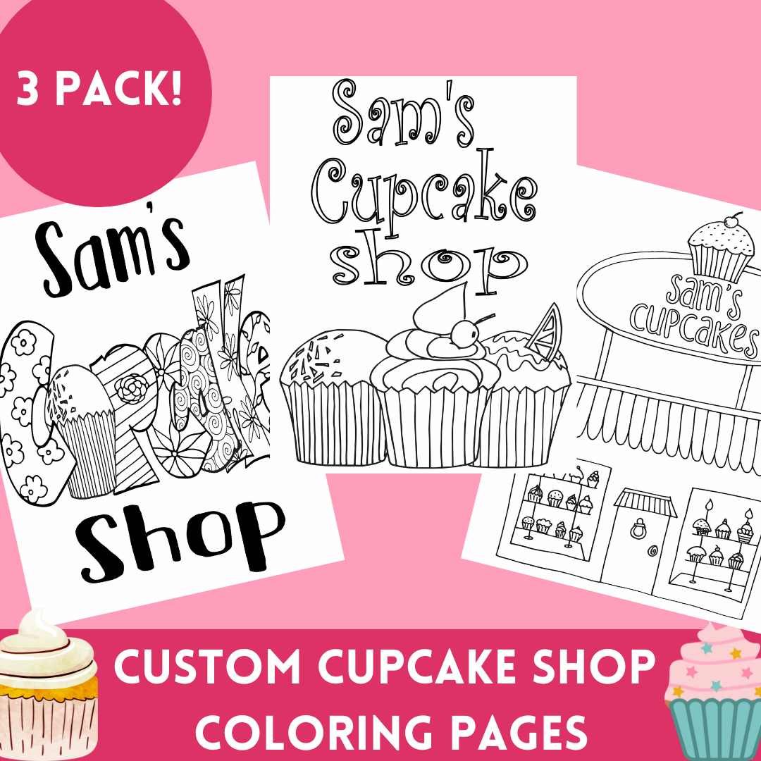 Free cupcake coloring pages â stevie doodles