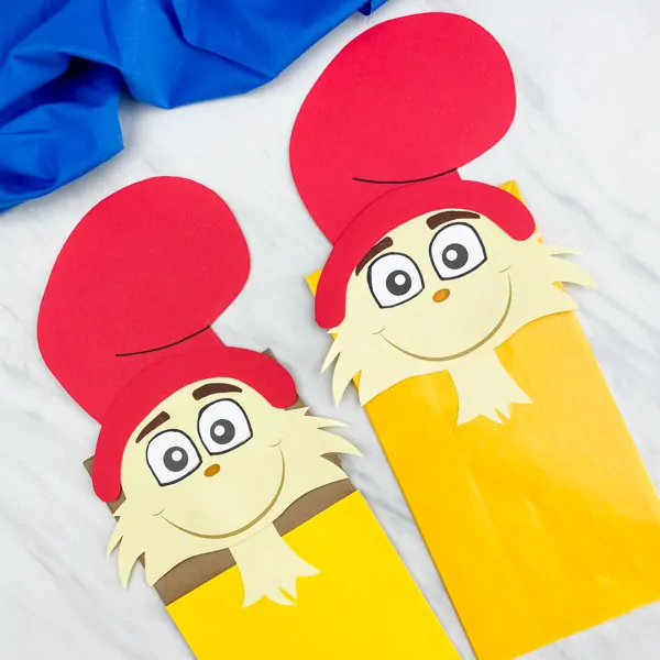 Sam i am printable puppet craft