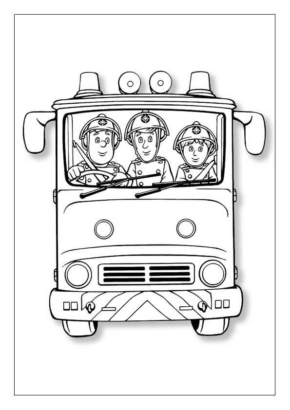 Fireman sam coloring pages printable coloring sheets