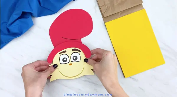 Sam i am printable puppet craft