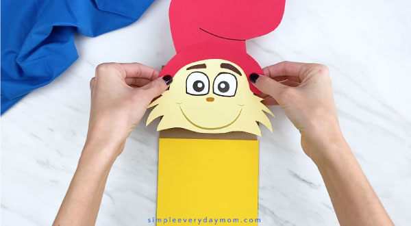 Sam i am printable puppet craft
