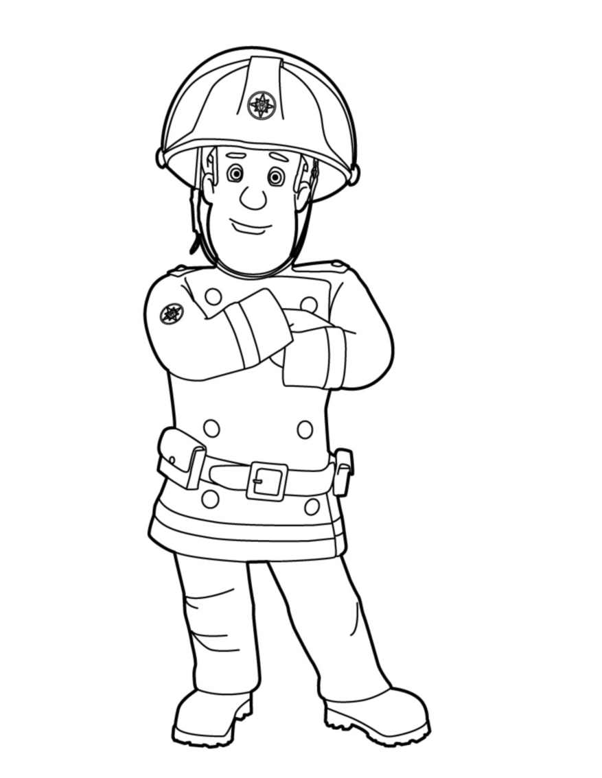 Fireman sam coloring pages