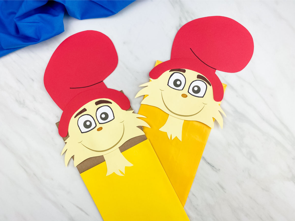 Sam i am printable puppet craft