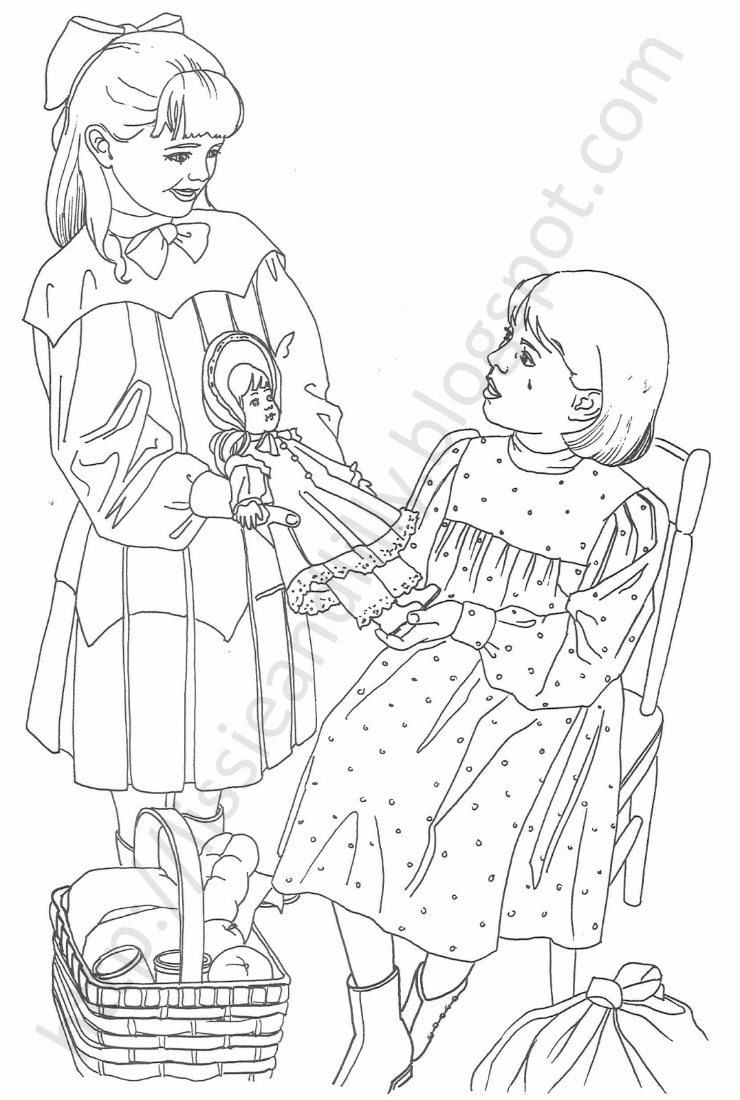 Lissie lilly coloring pages