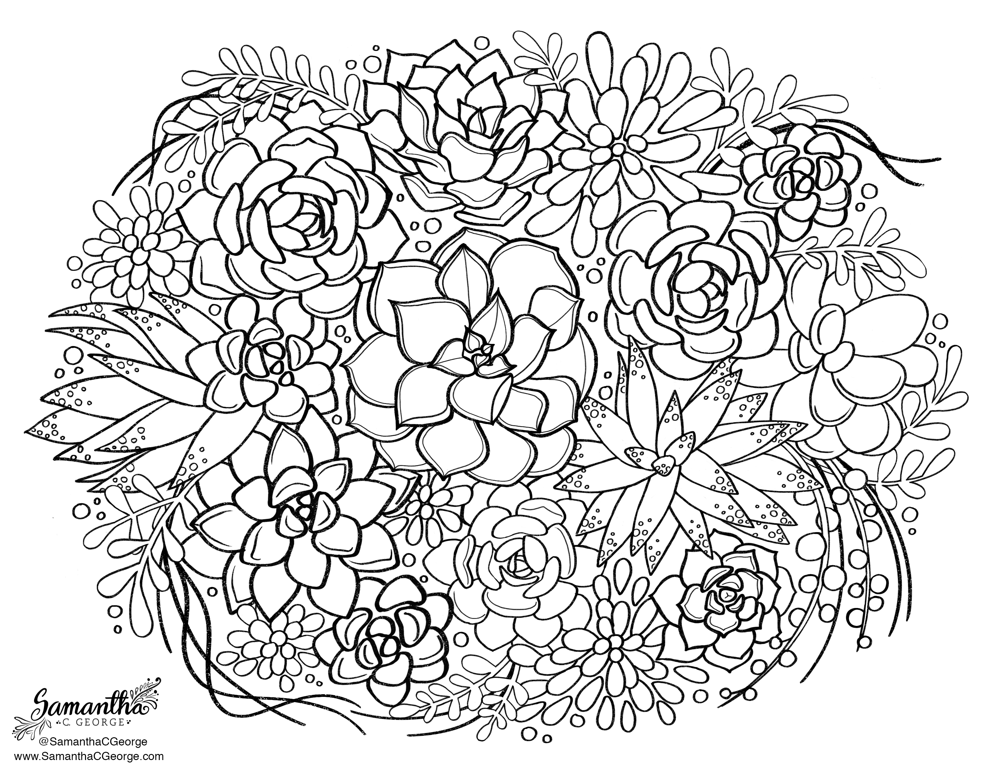 Free coloring pages â samantha c george