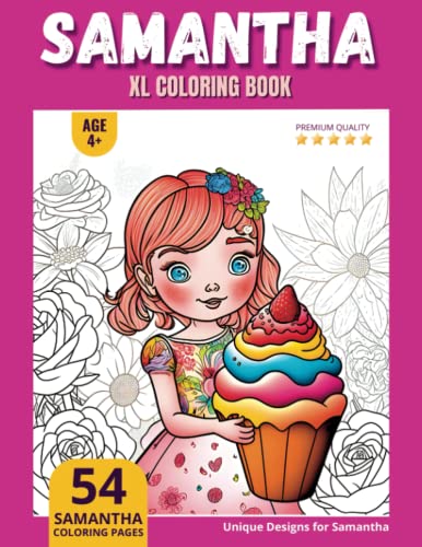 Samantha coloring book perfect personal name gift
