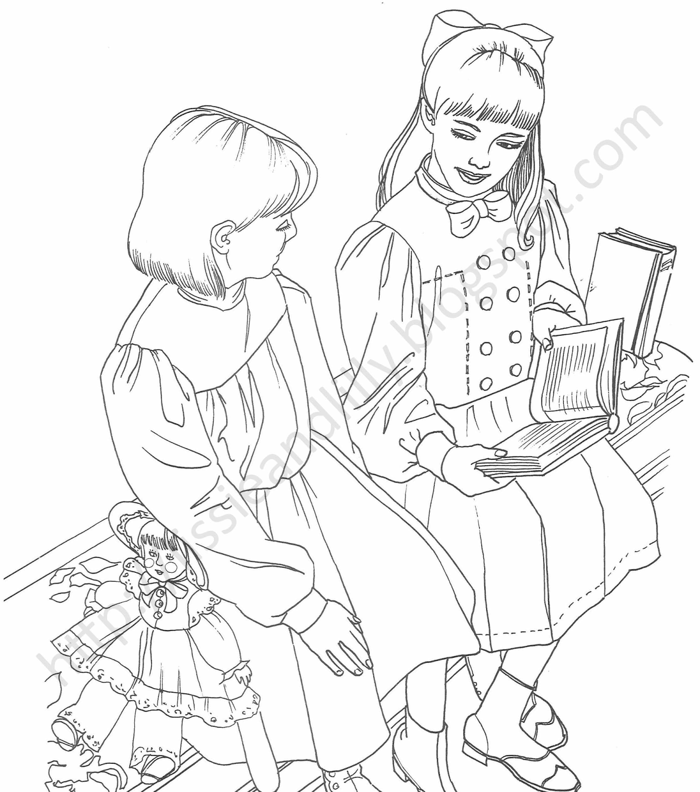 Lissie lilly coloring pages