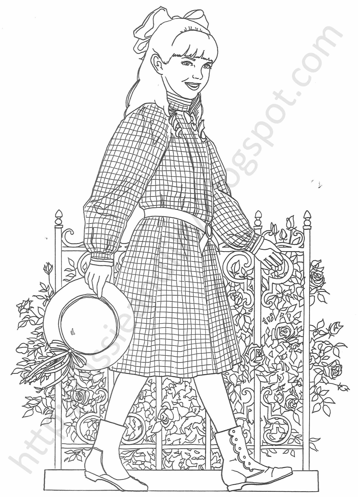 Lissie lilly coloring pages